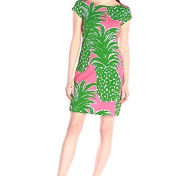 Lilly Pulitzer Loren dress pink pout flamingo - Picture 3 of 8